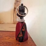 Hand-Carved African Figurine Keychain – Traditional Wooden Sculpture