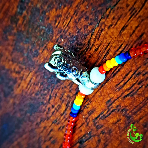 African Beaded Anklet – Handmade Maasai Style Jewelry - Image 2